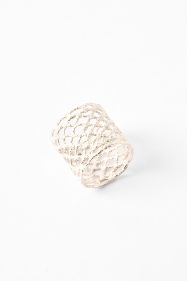 Anillo Trama Plata