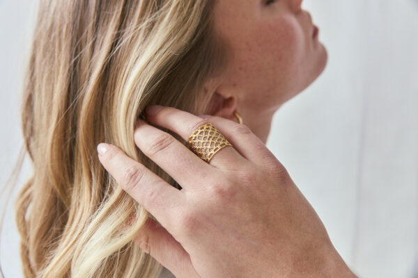 Anillo Trama Oro