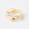 Anillo con Cristales Marea Plata