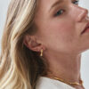 Aros con Cristales Marea Oro
