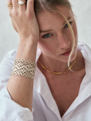 Pulsera Trama Plata