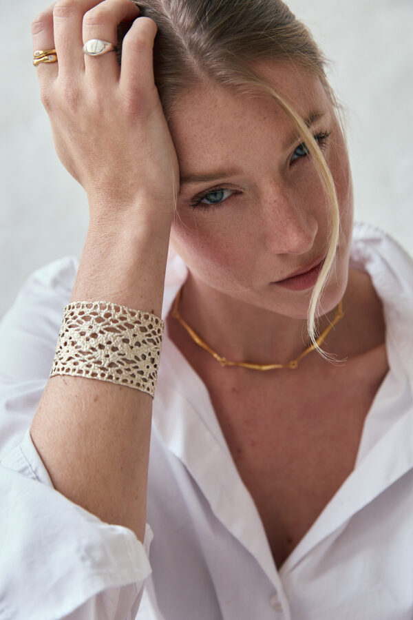 Pulsera Trama Plata